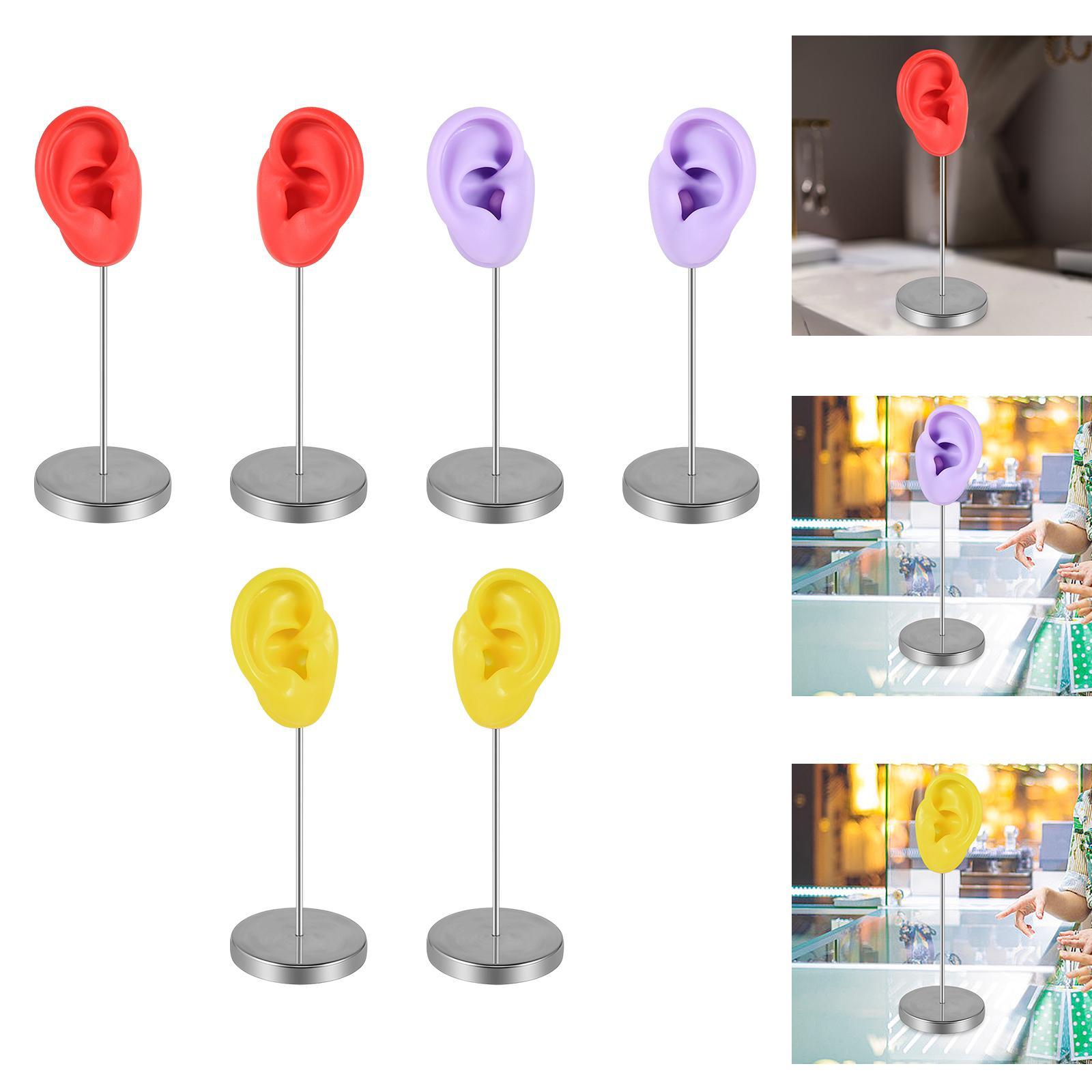 Body Jewelry Vendors - ซิลิโคนหูรุ่น Body Part,ต่างหูขาตั้งผู้ถือสําหรับหูฟังผู้ขายการถ่ายภาพแสดง Piercing Practice