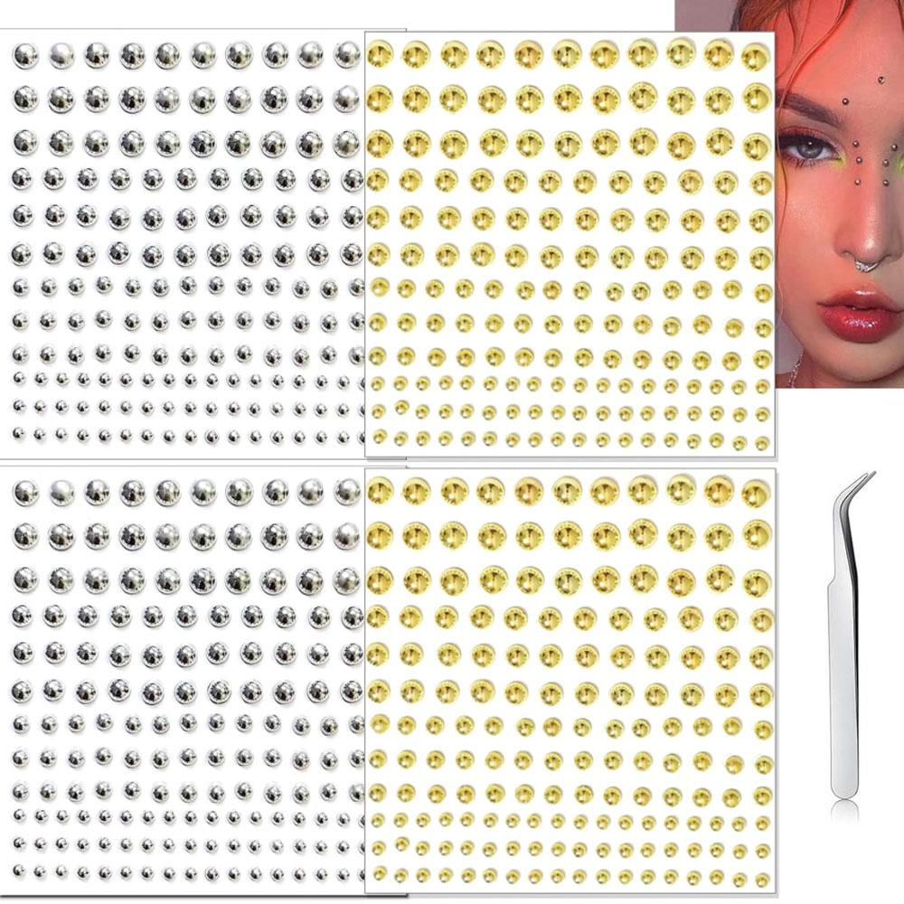 Body Jewelry Nose - ชุดเครื่องประดับปลอม 661 ชิ้น ประกอบด้วย จิวปากปลอม จิวจมูกปลอม