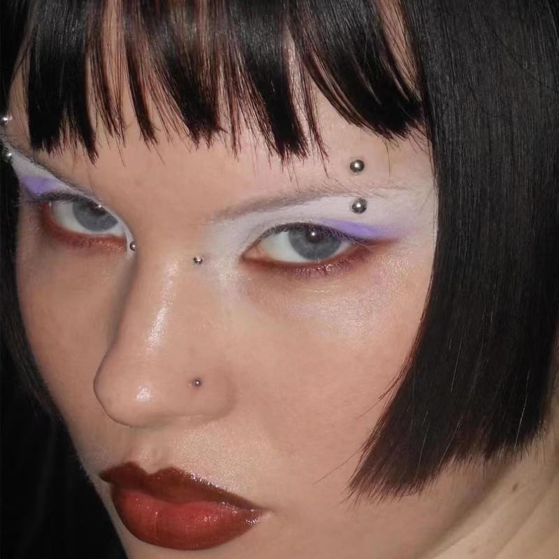 Body Jewelry Nose - 321pcs ไม่เจาะ Lip Studs สติกเกอร์ SelfAdhesive