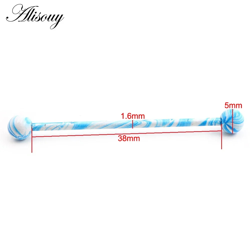 Alisouy 2PC ยาวตรงสแตนเลสสตีลต - Industrial Barbell Long บทวิจารณ์และราคา
