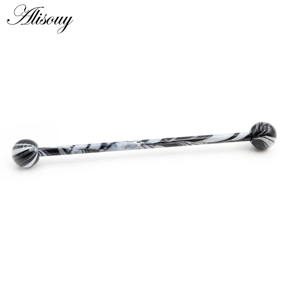 Alisouy 2PC ยาวตรงสแตนเลสสตีลต - Industrial Barbell Long บทวิจารณ์และราคา