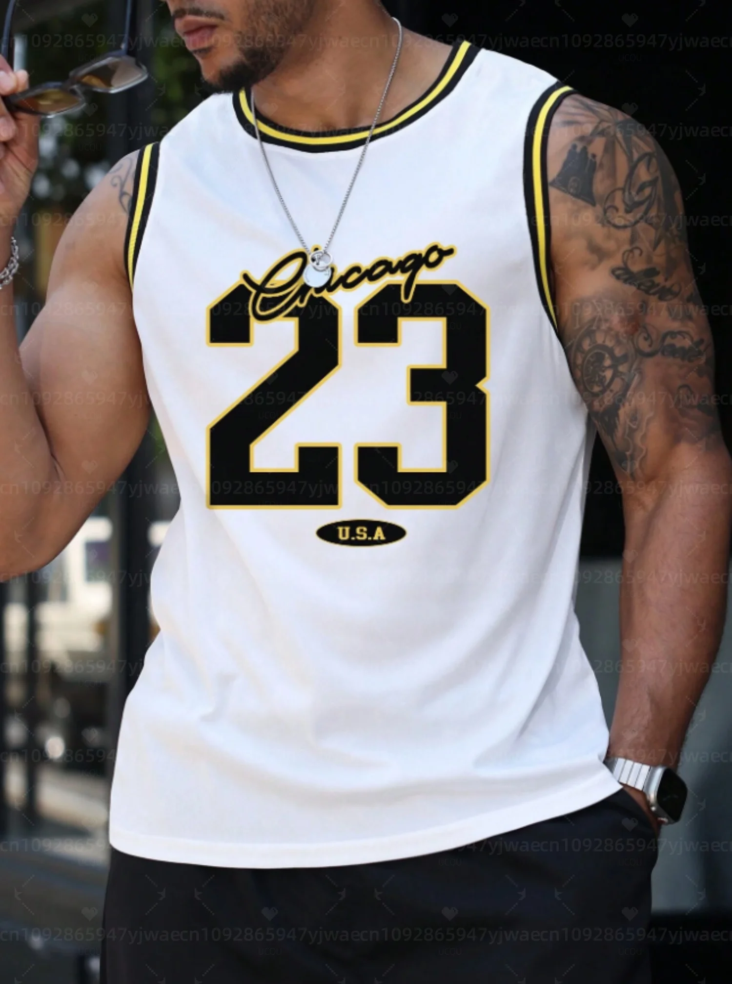 เสื้อกล้ามบาสเก็ตบอลลายกราฟิกห - Body Jewelry Chicago บทวิจารณ์และราคา