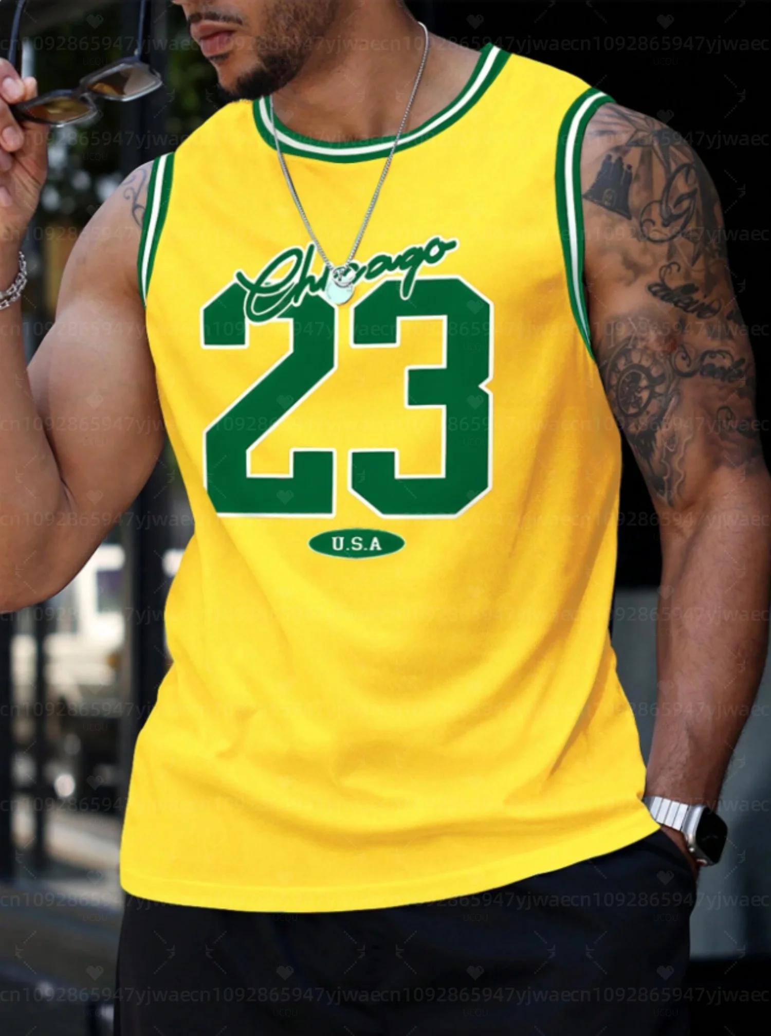 เสื้อกล้ามบาสเก็ตบอลลายกราฟิกห - Body Jewelry Chicago บทวิจารณ์และราคา