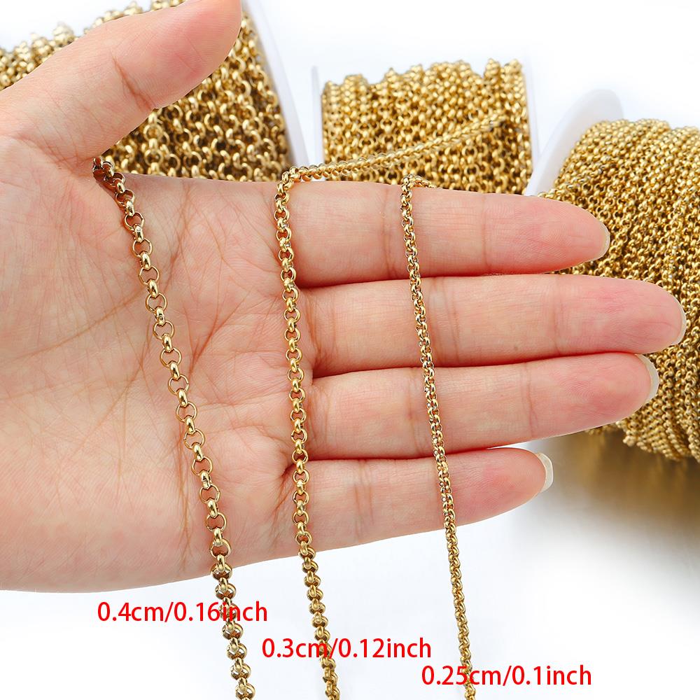 โซ่สแตนเลสรูปตัวโอขนาดเล็ก 1 เ - Body Jewelry บทวิจารณ์และราคา