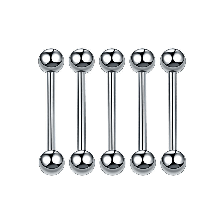 1/5PCS ไทเทเนียมด้ายภายนอกลิ้น - Industrial Barbell Long บทวิจารณ์และราคา
