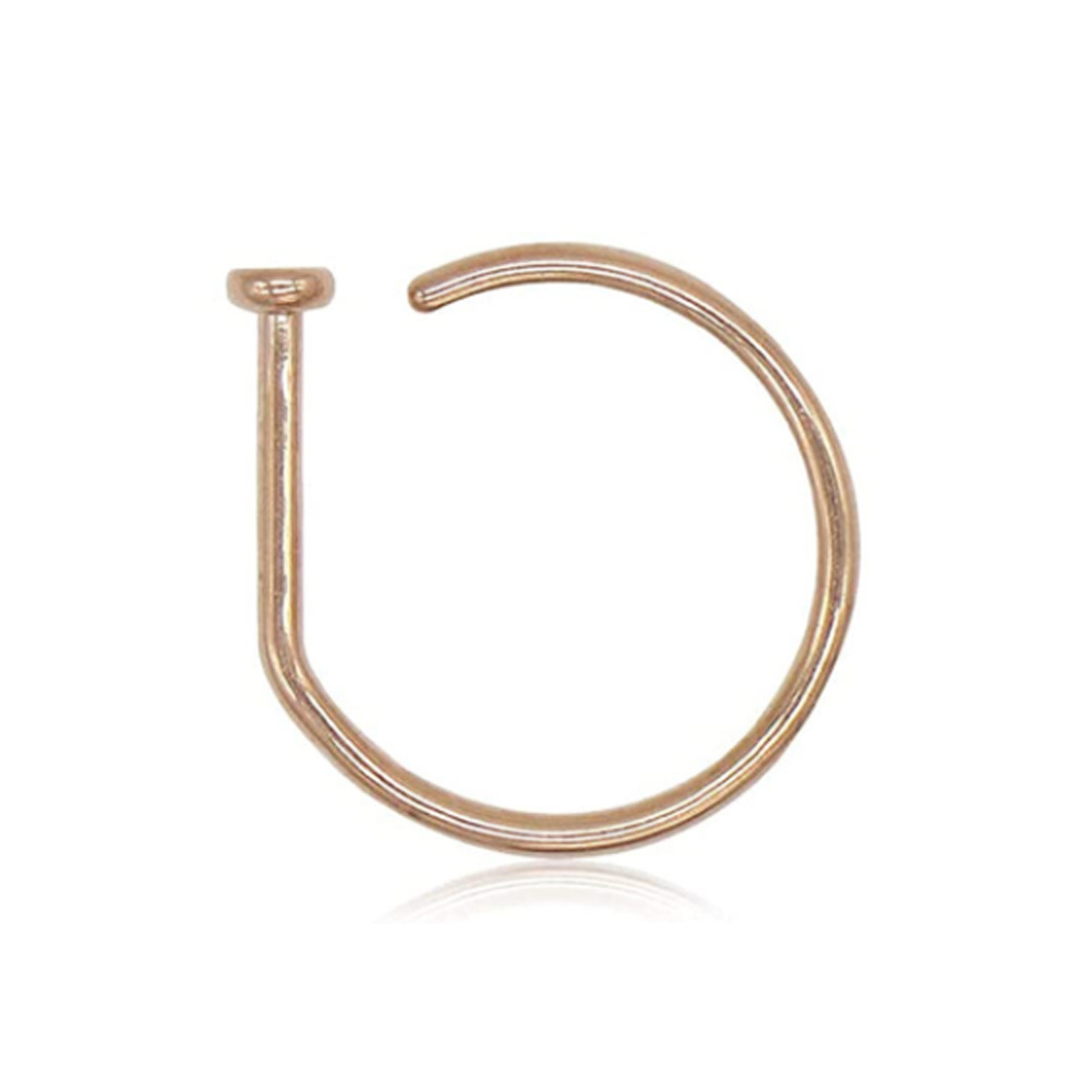 1PC ชายหญิงแหวนจมูกปลอม D รูปร - Body Jewelry Nose บทวิจารณ์และราคา