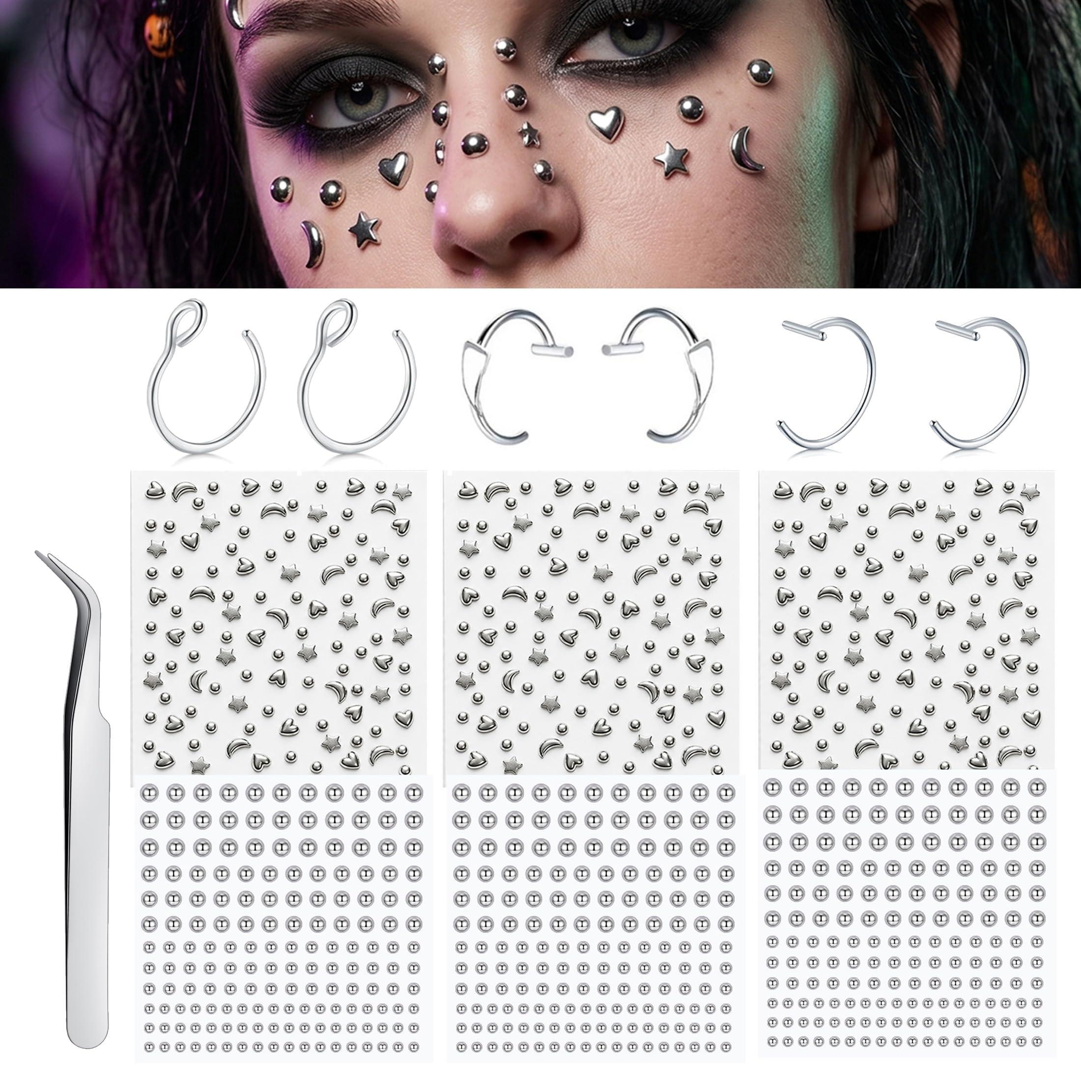 ลูกบอลเจาะปลอมติดจมูก ต่างหูปล - Body Jewelry Nose บทวิจารณ์และราคา