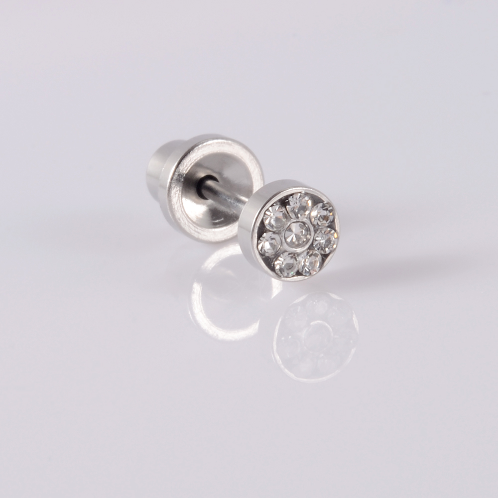 ใหม่ทิ้งหมันหูเจาะหน่วยกระดูกอ - Body Jewelry Factory บทวิจารณ์และราคา