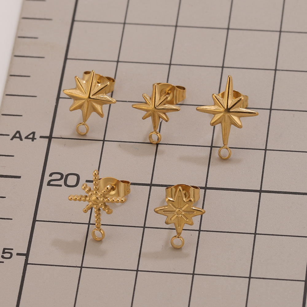 ต่างหูสแตนเลสรูปดาว 6 ชิ้น สำห - Body Jewelry บทวิจารณ์และราคา