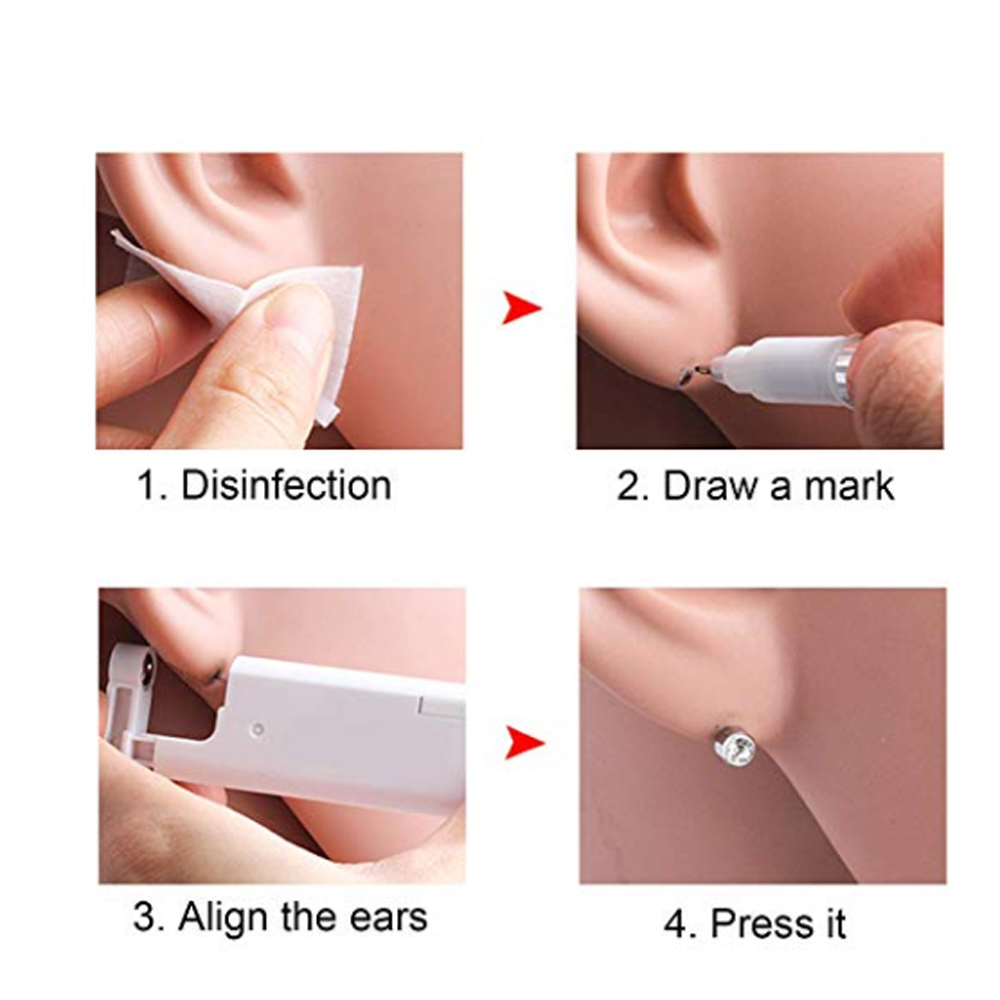 1ชิ้นอุปกรณ์เจาะจมูกหูปลอดภัยแ - Body Jewelry Factory บทวิจารณ์และราคา