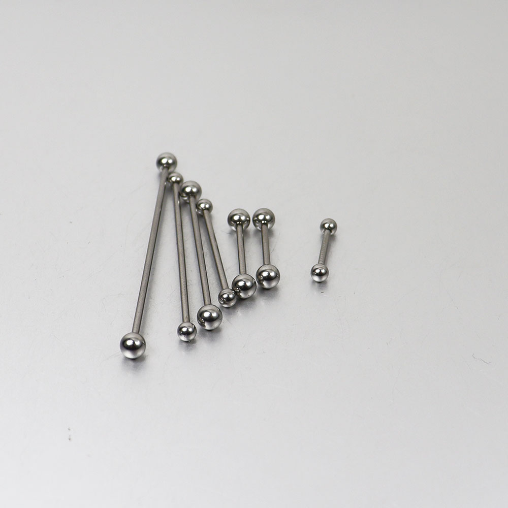 2 ชิ้น 0.8 มม.สแตนเลสสตีลยาวตร - Industrial Barbell Long บทวิจารณ์และราคา