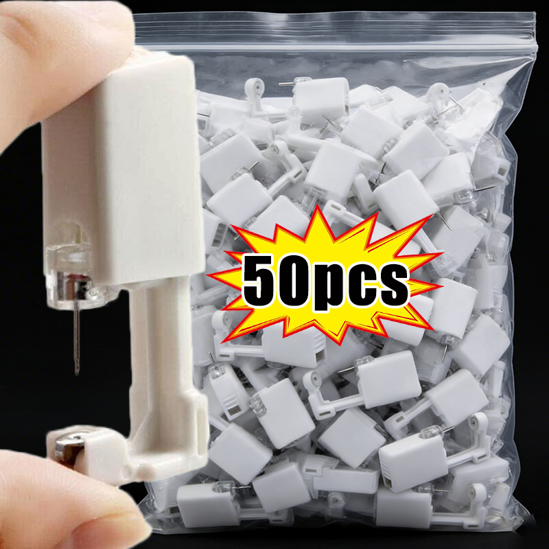 เครื่องเจาะหูแบบปลอดภัย สีขาว  - Body Jewelry Factory บทวิจารณ์และราคา