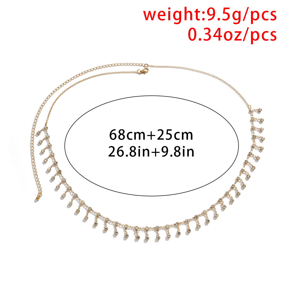 เซ็กซี่พู่เอวเข็มขัดZircon Rhi - Body Jewelry For Sale บทวิจารณ์และราคา