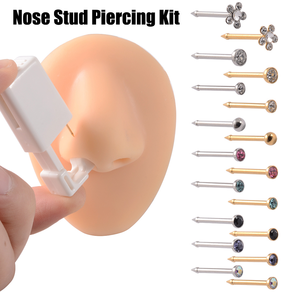 ชุดเครื่องมือเจาะจมูกแบบใช้แล้ - Body Jewelry Factory บทวิจารณ์และราคา