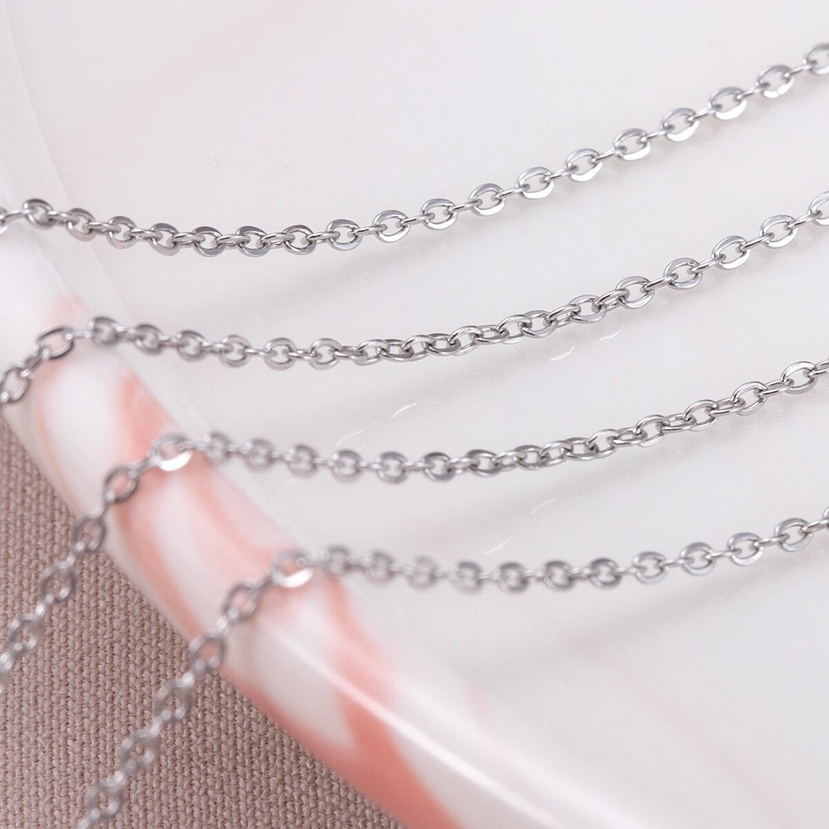 โซ่สแตนเลสทรงโอขนาด 10 เมตร สำ - Body Jewelry บทวิจารณ์และราคา