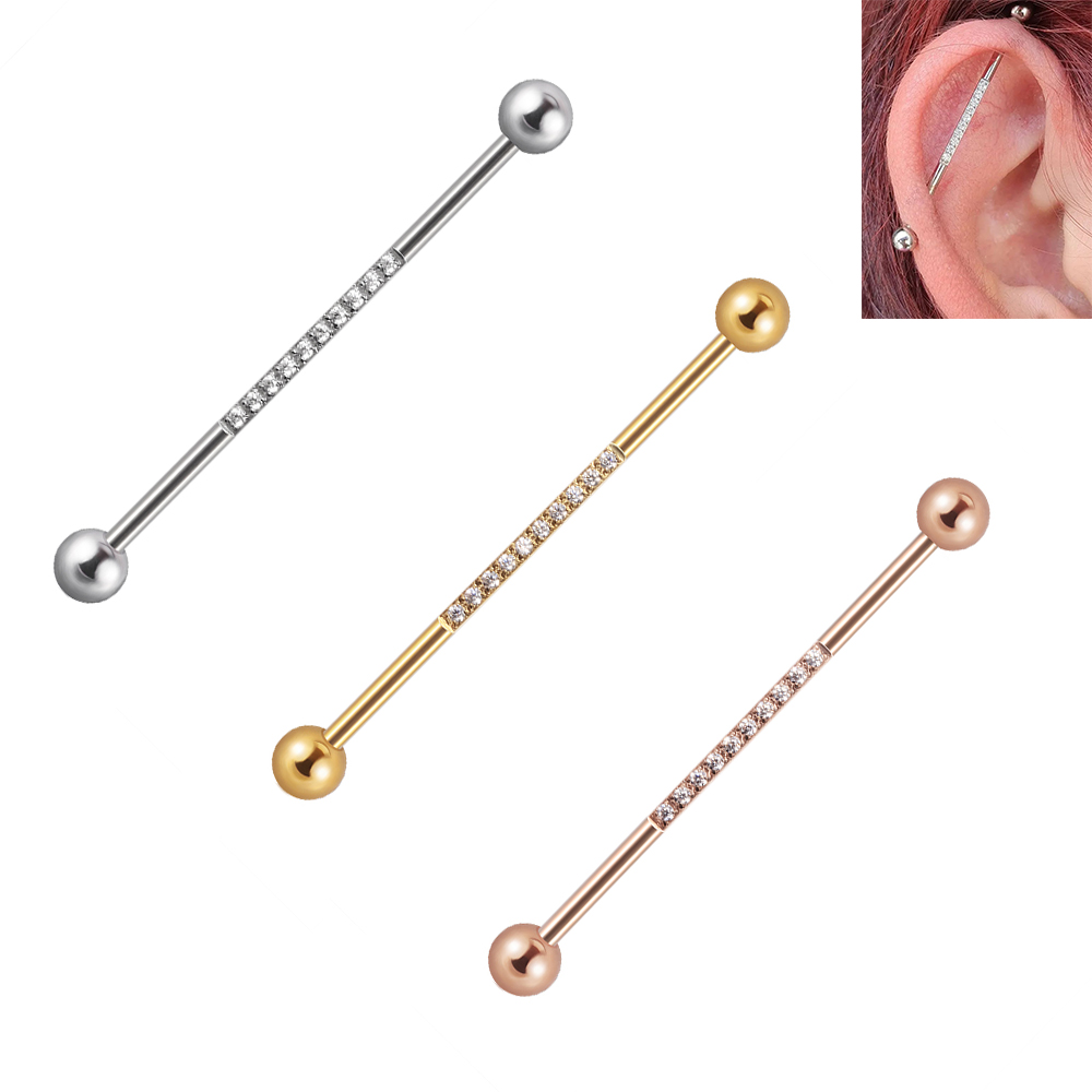1/3Pcs สแตนเลสสตีลอุตสาหกรรม B - Industrial Barbell Long บทวิจารณ์และราคา