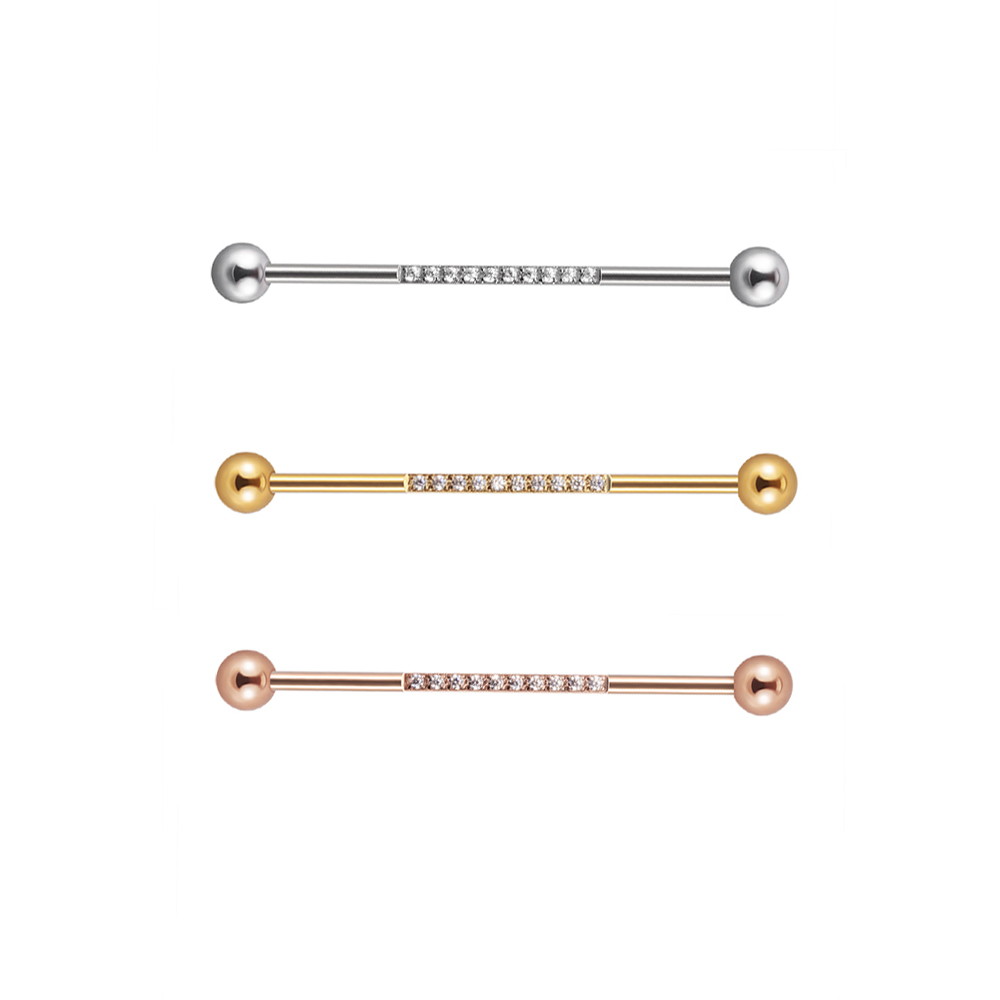 1/3Pcs สแตนเลสสตีลอุตสาหกรรม B - Industrial Barbell Long บทวิจารณ์และราคา
