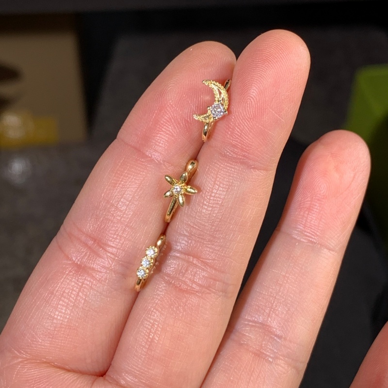 ชุดคลิปหนีบจมูกสไตล์เรโทร 3 ชิ - Body Jewelry Nose บทวิจารณ์และราคา