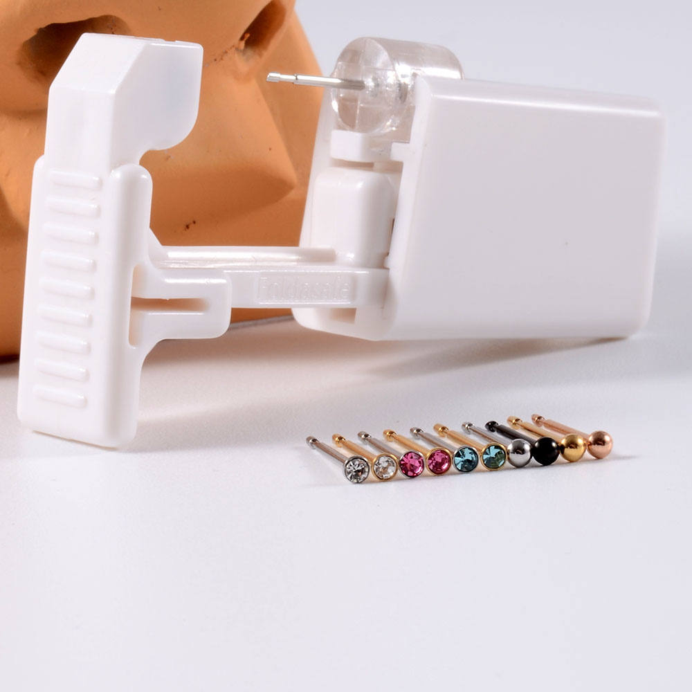 ชุดเจาะจมูกแบบใช้แล้วทิ้ง 1-11 - Body Jewelry Factory บทวิจารณ์และราคา