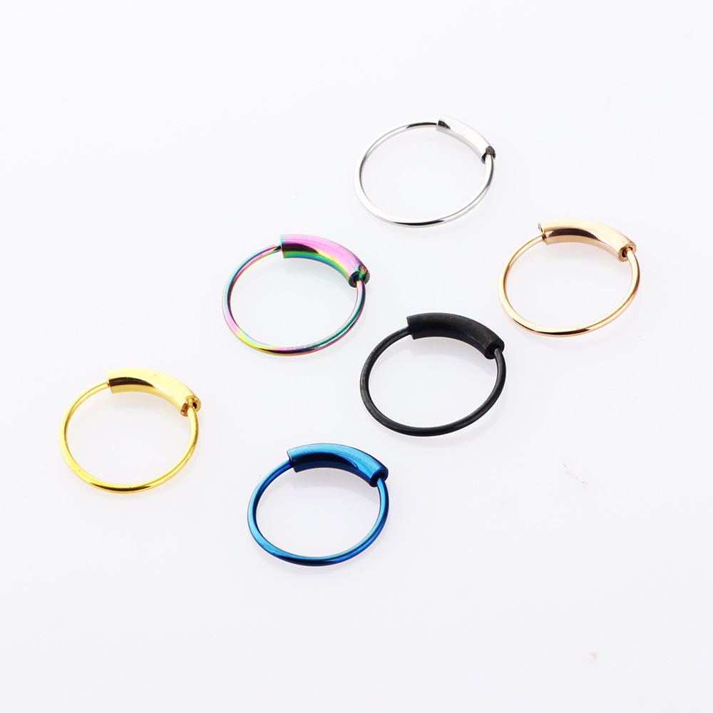 3 ชิ้น/ล็อต แหวนเหล็กผ่าตัด 31 - Body Jewelry Nose บทวิจารณ์และราคา