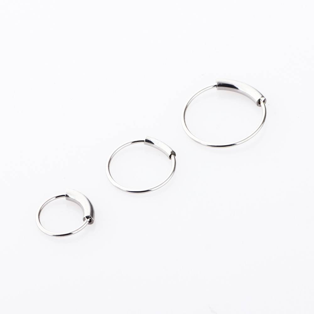 3 ชิ้น/ล็อต แหวนเหล็กผ่าตัด 31 - Body Jewelry Nose บทวิจารณ์และราคา