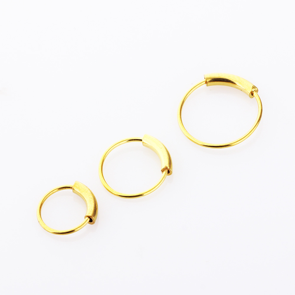 3 ชิ้น/ล็อต แหวนเหล็กผ่าตัด 31 - Body Jewelry Nose บทวิจารณ์และราคา